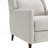 Modern Pushback Manual Recliner with Tapered Legs, Linen Textured Fabric, High Back, and Subtle Channel Detail for Primary Living Room-1287828587