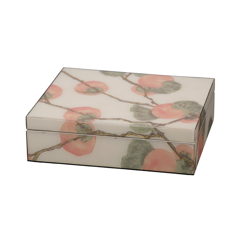 Persimmon Decorative Laquered Box