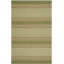 Tapis rayé vert en laine et coton tissé à la main Cruz-1772801215