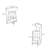 Round Bar Stool Set with Shelf-393008440-393008445