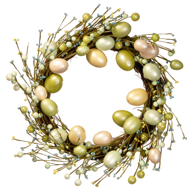 20" Easter Eggs Wreath