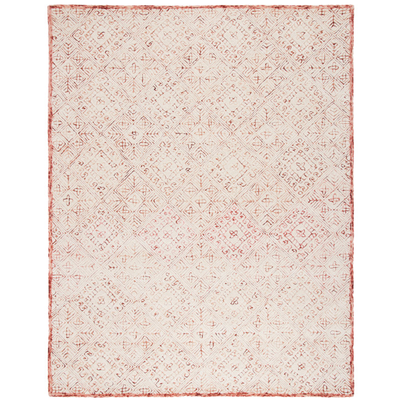 Fulvia Hand Tufted Wool Southwestern Rug, Rectangle 9' x 12'