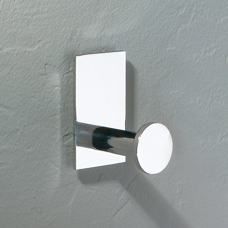 Surface Single Robe Hook, Polished Chrome