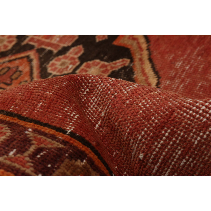 Aysheia One-of-a-Kind Runner 3'9" X 10'6" 1990s Runner Wool Area Rug