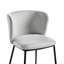 Mina 16cm H Cotton Upholstered Upholstered Back Side Chair-109712490