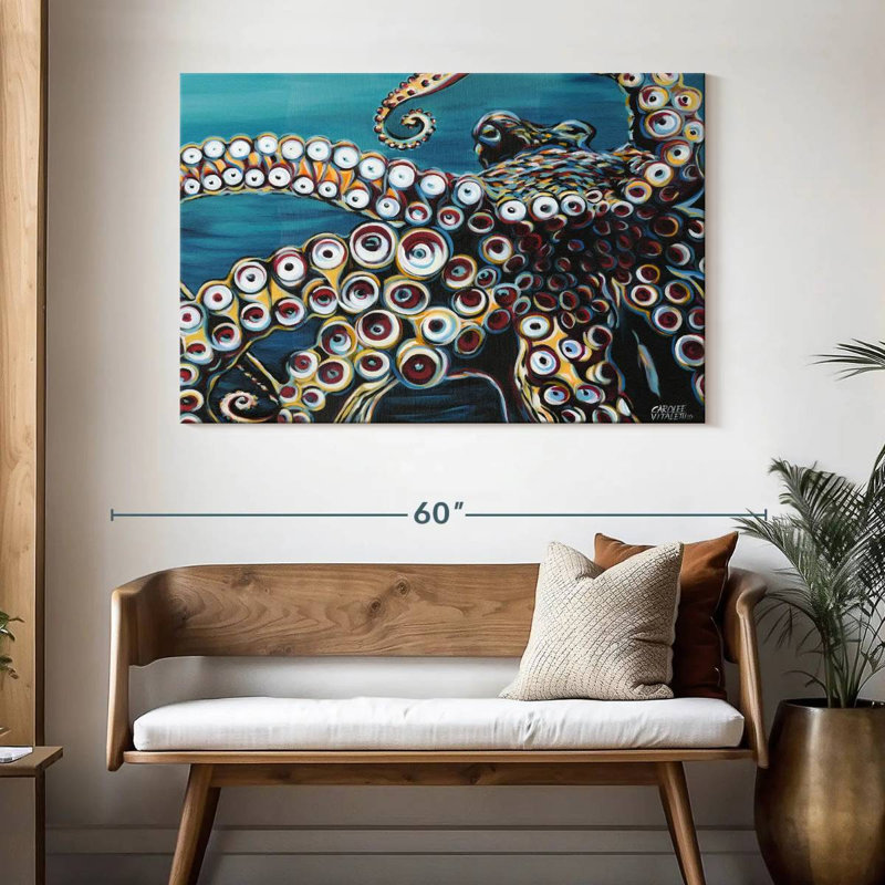Wild Octopus I, 32" H x 48" W