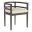 Santa Barbara Aluminum Patio Dining Armchair with Cushion-83260014-93663902