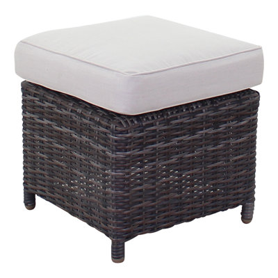 Wicker Outdoor Ottoman