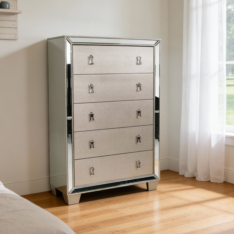 Commode de rangement à 5 tiroirs - Commode pratique