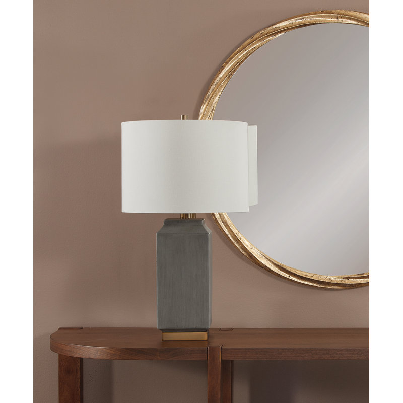 Lampe de table en or brossé 29 po Bonnie