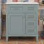 Meuble-lavabo de 30 po sans lavabo, rangement pour armoire de salle de bain avec une porte à fermeture douce et 3 tiroirs-56674281