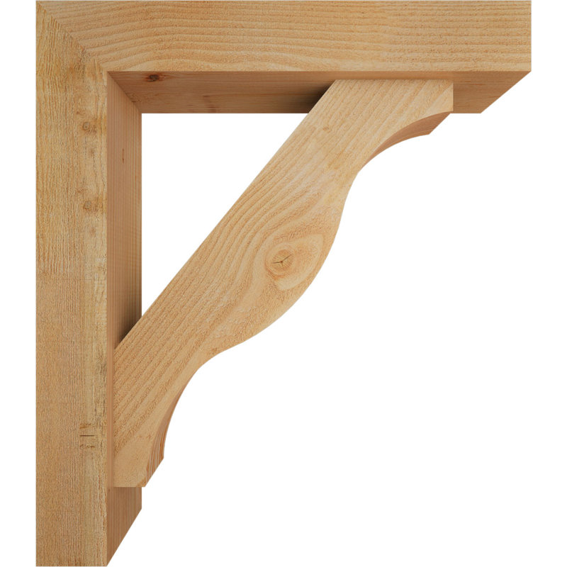 Support Funston Block avec support décalé, 32 x 28, Sapin Douglas de l 6 po (scié brut)