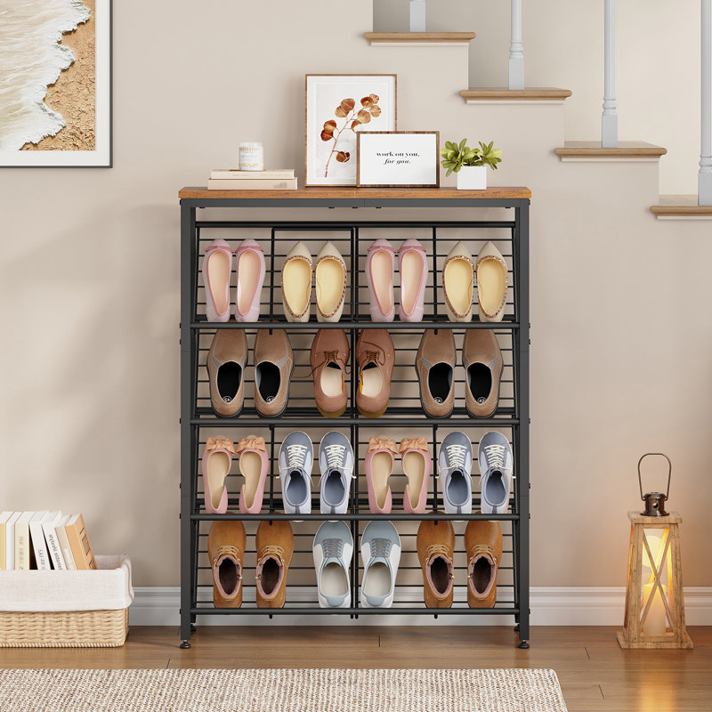 5 Tier 16 Pair Shoe Rack