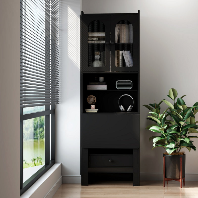 Armoire décorative, armoire de bureau avec tablette et tiroir pour le bureau personnel