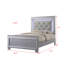 Ensemble de chambre à coucher tapissier Masaya-2124001110