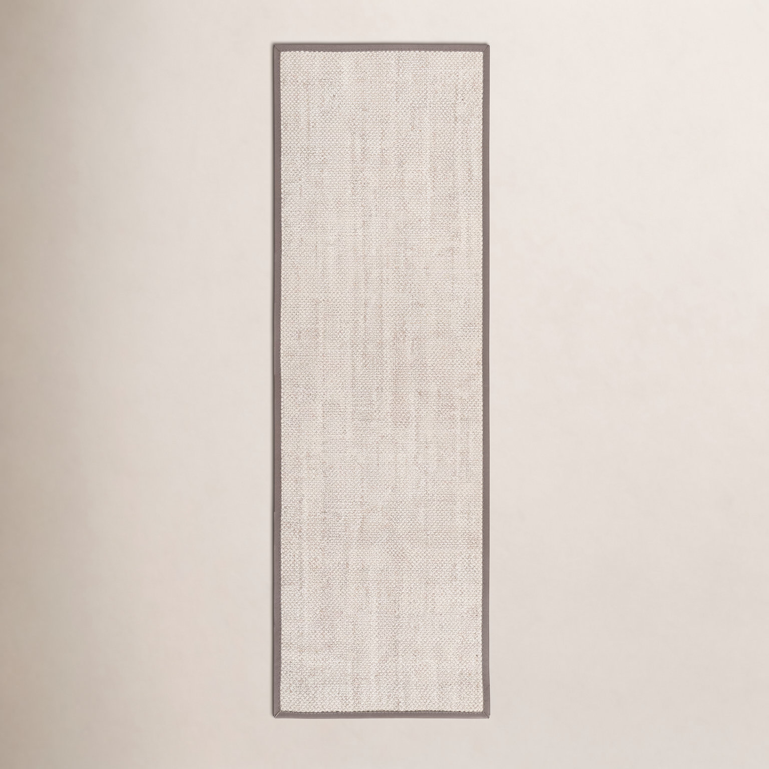 Torbin Marble Khaki Jute Rug, Runner 2'6" x 8'