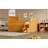 Wooden Full Size Bed With LED Light, Storage Drawers, Wood Color-1519027321