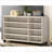 Shoe Cabinets | 45" 3-Door Adjustable Storage Shoe Cabinet, Slate Gray Oak Finish | Particle Board | Farmhouse