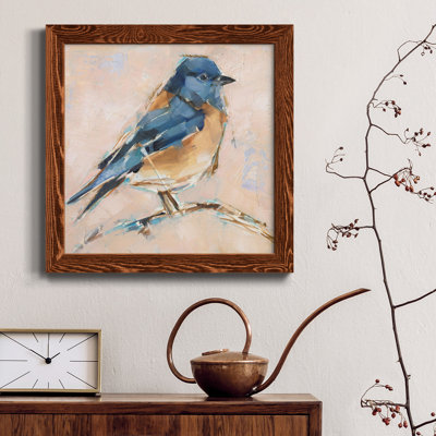Oiseau Variété III - Toile encadrée de qualité supérieure - prête à être accrochée