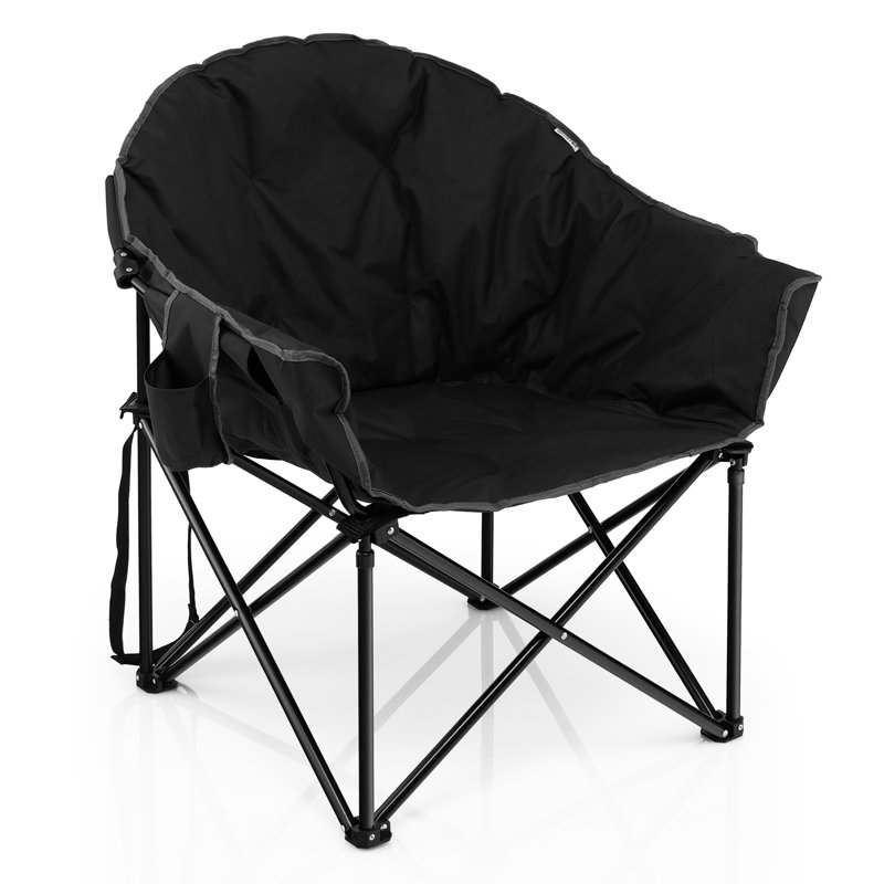 Chaise de camping pliante Iyauna, bLack