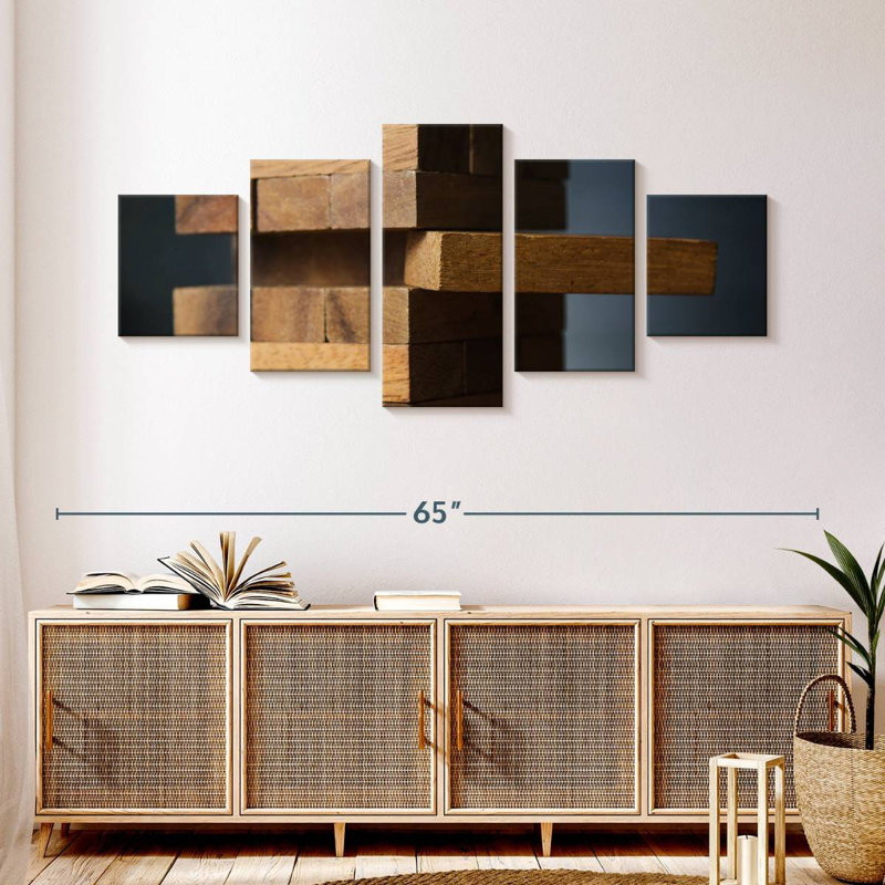 Jenga Game, 24" H x 55" W