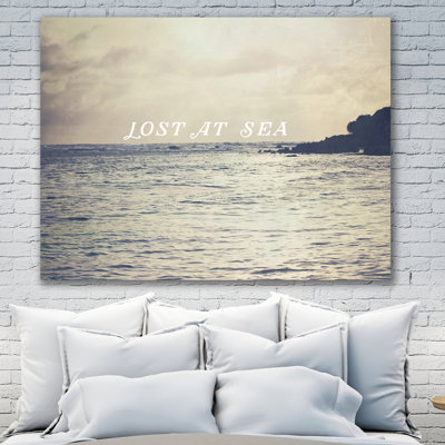 Lost At Sea by Ashley Davis - Wrapped Canvas Print