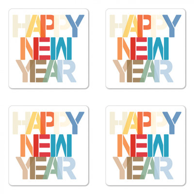 Square 4 Piece Coaster Set
