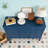 Adjustable Shelf Storage Sideboard with 3 Retro Metal Handles and 4 Pinewood Legs-488117686