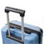 Bagage de cabine rigide de 20 pouces, valise légère en ABS durable avec roulettes pivotantes, verrou TSA intégré, 2 cubes de rangement, bleu-gris