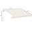 8' X 7' Beige Patio Retractable Awning - Manual Sun Shade Deck Window Cover, Adjustable For & Heat Shielding To Optimize Conditions
