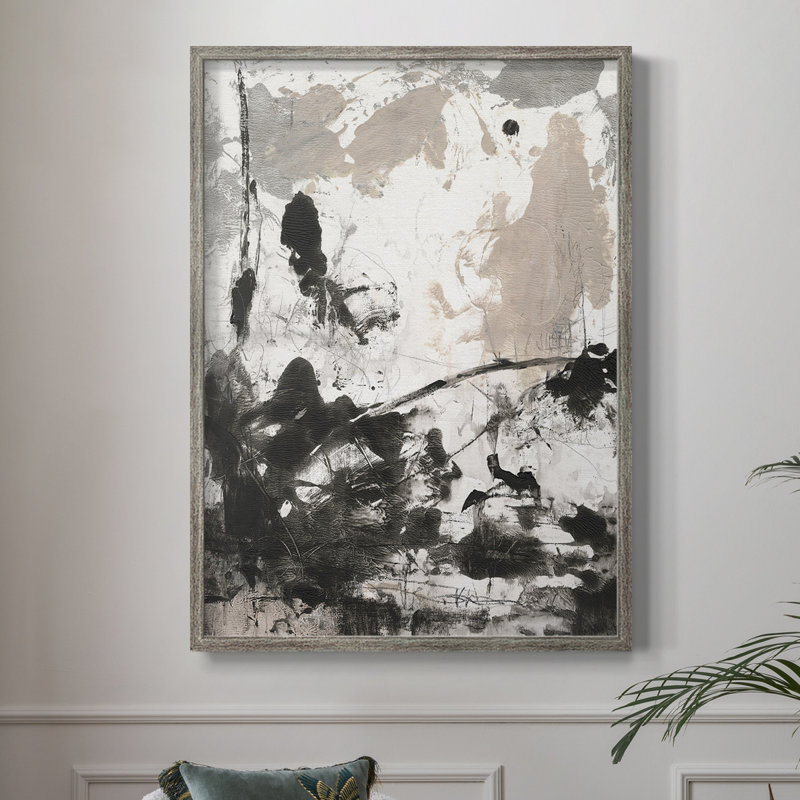 Disarray II Framed Print - Solid Wood, 15" H x 12" W
