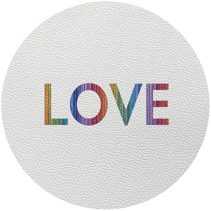 Love Rainbow Placemat Set