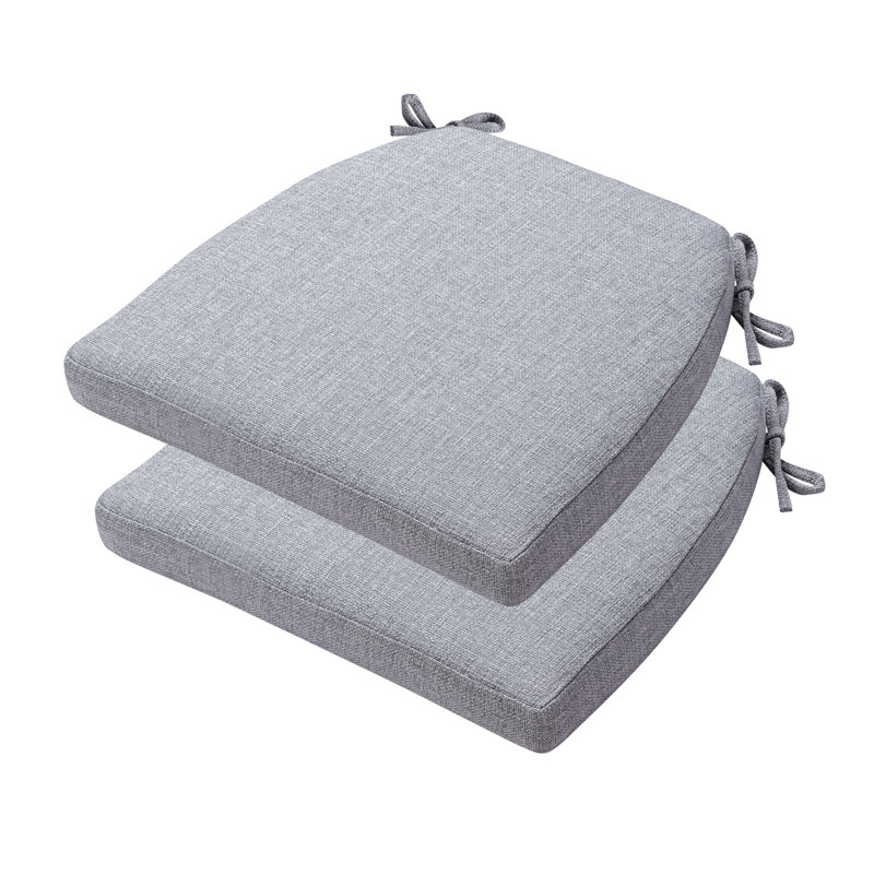 17-inch Depth Trapezoidal Cushion, Light Gray Polypropylene/Olefin