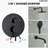 Tub and Shower Faucet Set with 9" Rainfall Shower Head and 3‑Setting Handheld Shower, Valve Included-109786361
