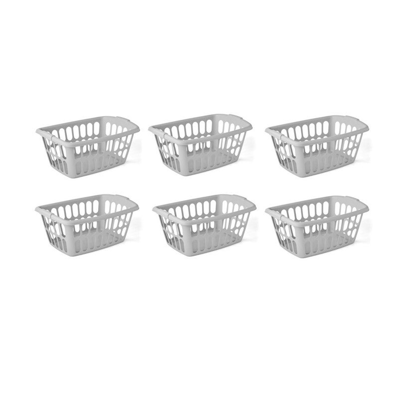 Plastic Laundry Basket with Handles