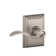 Accent Privacy Door Lever with Addison Rosette