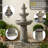 3-Tier Garden Decor Outdoor Led Fountain