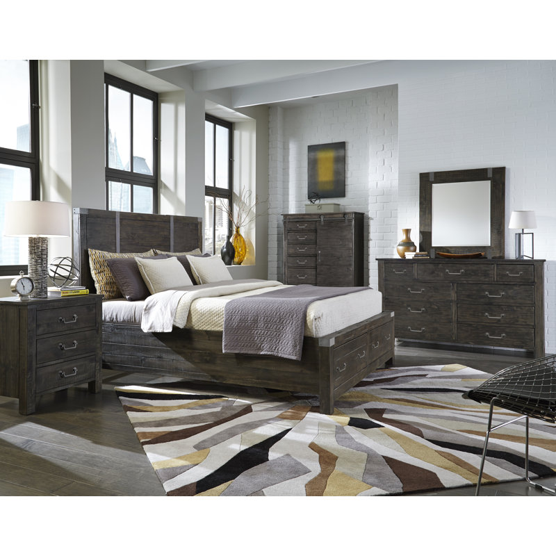 Braydon Solid Wood Storage Bed