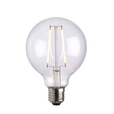 2W E27 ES G95 Globe LED Non-Dimmable Bulb - 230lm 2200K Warm White