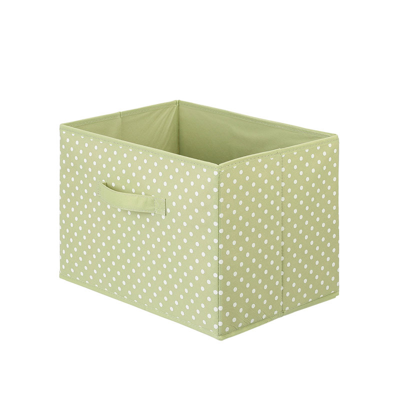 Rebrilliant Fabric Decorative Bin, Green
