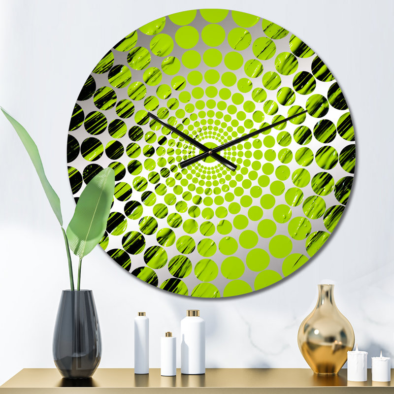 Horloge murale Southside - Collages abstraits, Petit