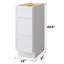 Base de meuble-lavabo simple 12 po seulement-95290478