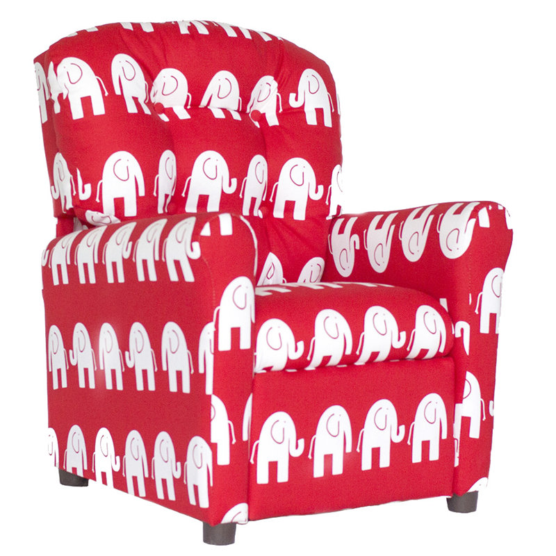 Chaise pour enfant en coton Brizleth, Pourpre