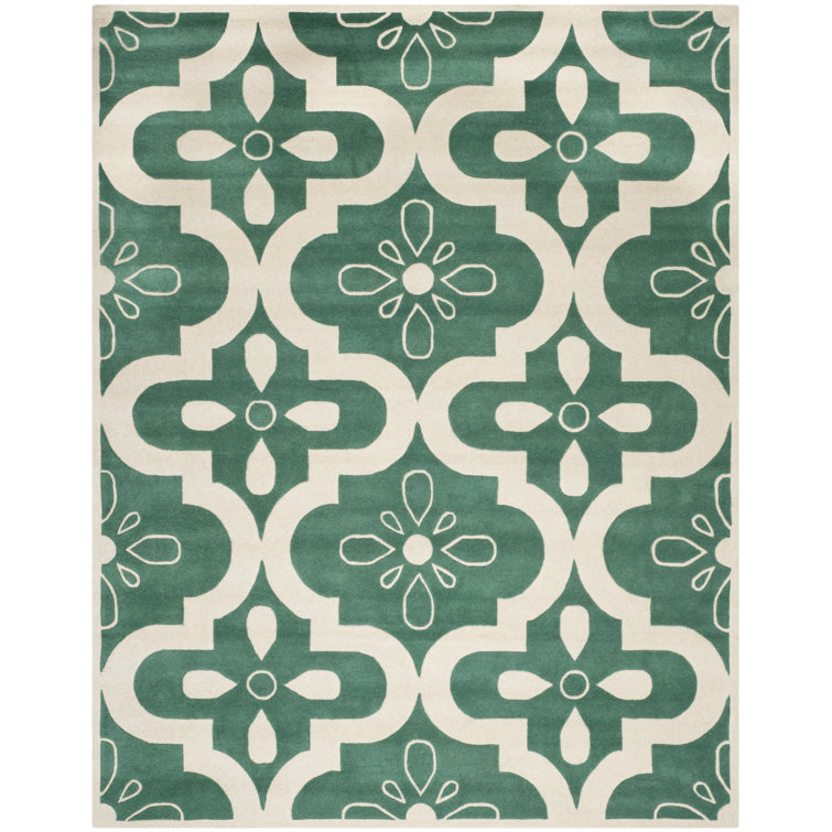 Carolene Hand Tufted Wool Geometric Rug