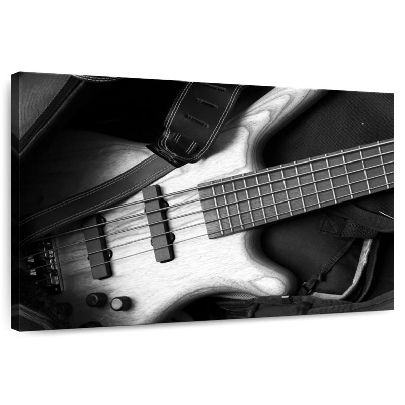 Abarca Monochromatic Bass Guitar, 30" H x 45" W