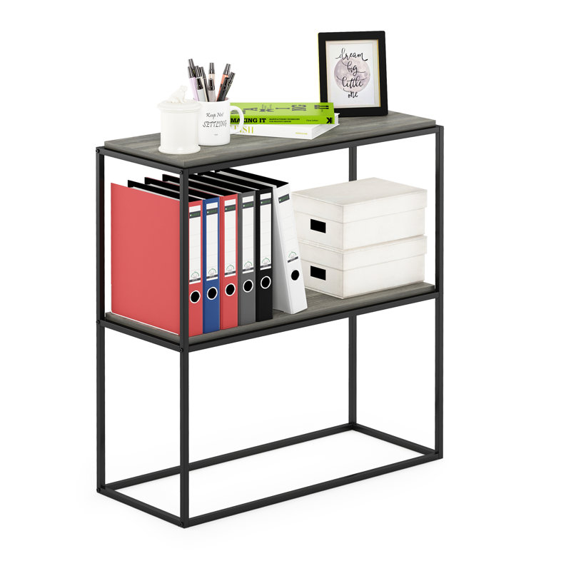 Godley End Table, French Oak Gray, Black