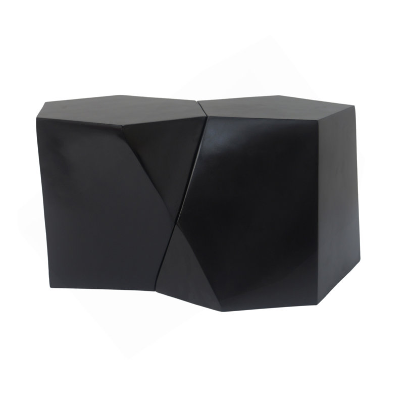 Modern Coffee Table Set, Black