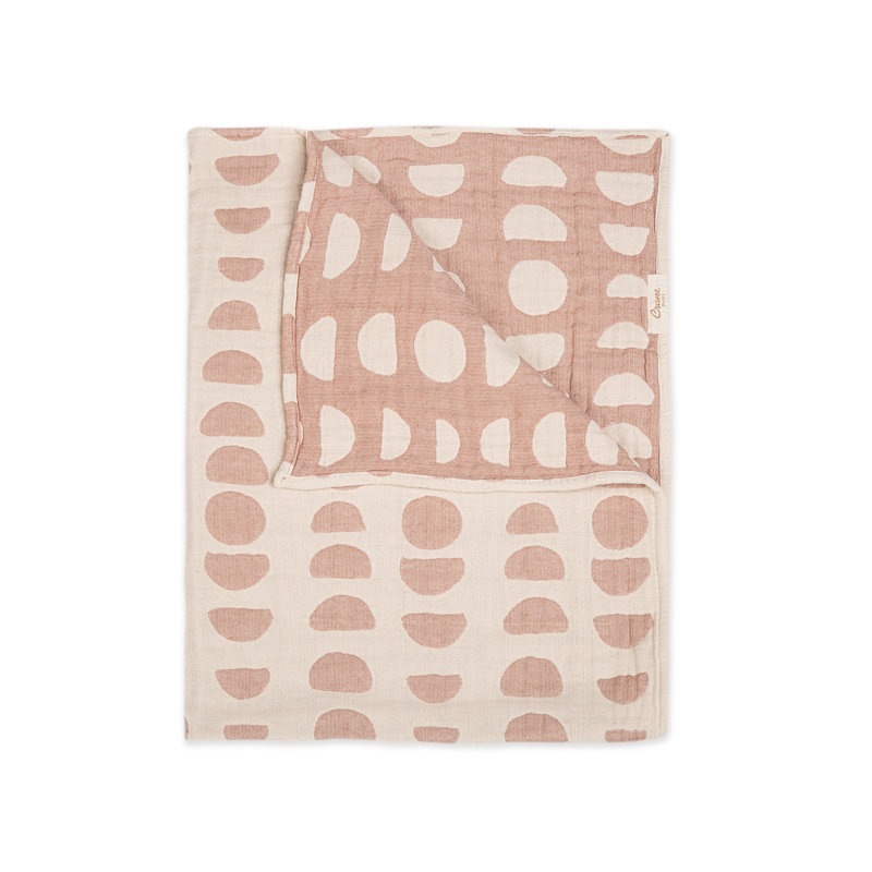 Baby Blanket, Soft Cotton Jacquard Nursery and Stroller Blanket, 30” x 40”