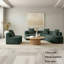Canapé modulaire courbé modulaire à compression 122 po 122 po -77065173