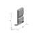 Trilogy Interchangeable Core Digital Door Lever with Square Rosette